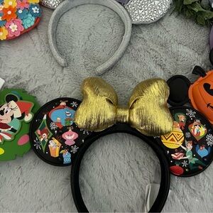 Disney Gold and Black Minnie Mouse Ears